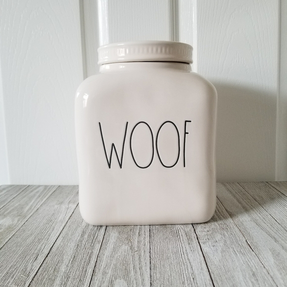 Rae Dunn WOOF Square Treat Canister Jar - Picture 7 of 7